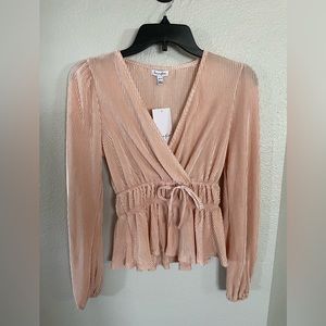 Woven silky top